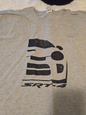 Gildan Gray Tee with Black SRT-4 Graphic XL
